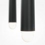 19W LED griestu lampa Maytoni Cascade kolekcija melna 4000K 1400lm MOD132PL-L28BK1