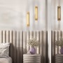 12W LED Griestu lampa Maytoni Sonata kolekcija zeltītā krāsā Ø8,1cm 3000K 330lm MOD410PL-L12BS3K