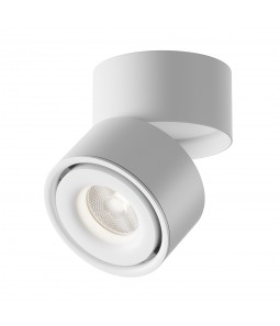 15W Spotlampa - prožektors Maytoni Yin kolekcija balta Ø10cm 4000K 880lm C084CL-15W4K-D-W