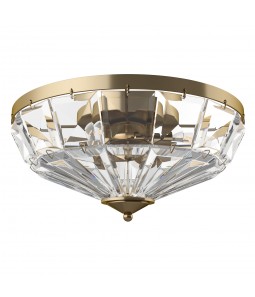 Griestu lampa Maytoni Classic kolekcija zelta krāsā ar kristāliem 4xE14 MOD094CL-04G