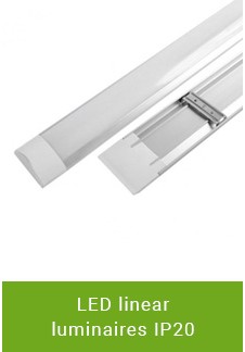 LED linear luminaires IP20