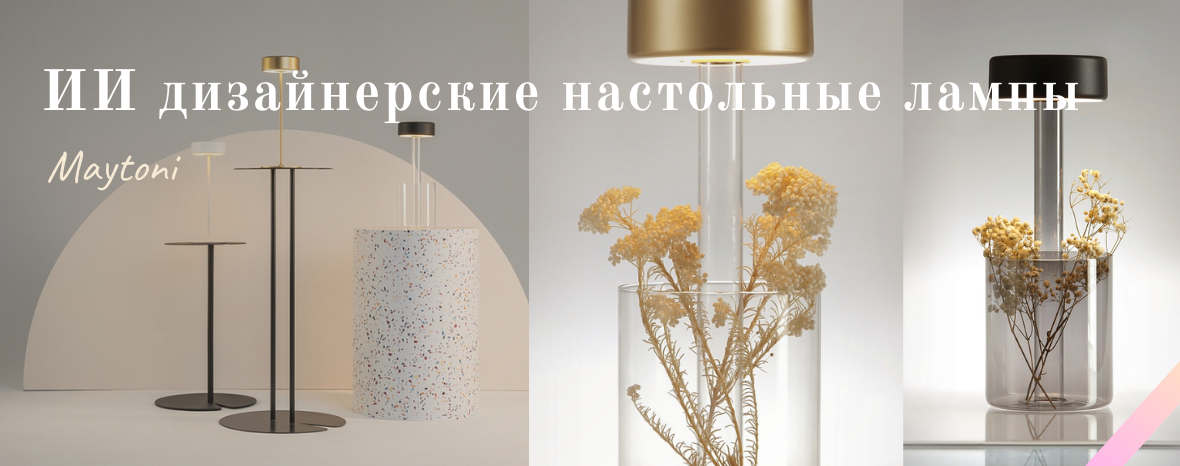 ИИ дизайнерские настольные лампы