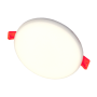 14W IEBŪVĒJAMAIS, APALŠ, AVĀRIJAS LED PANELIS ROSA 4000K 1228LM Ø155mm