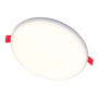 14W IEBŪVĒJAMAIS, APALŠ, AVĀRIJAS LED PANELIS ROSA 4000K 1228LM Ø155mm