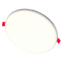 14W IEBŪVĒJAMAIS, APALŠ, AVĀRIJAS LED PANELIS ROSA 4000K 1228LM Ø155mm