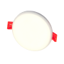 14W IEBŪVĒJAMAIS, APALŠ, AVĀRIJAS LED PANELIS ROSA 4000K 1228LM Ø155mm