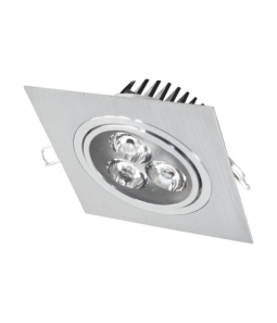3W recessed square metal LED downlight LENS 3W recessed square metal LED downlight LENS