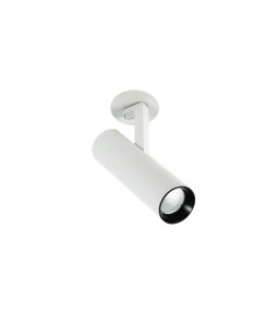 Spotlampa - prožektors Italux Bocca kolekcija balta 18W 3000K SL74055/18W 3000K WH+BL