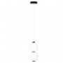 16W LED Griestu lampa Maxlight Tama kolekcija melna ar baltiem kupoliem Ø16cm 3000K 1280lm P0469