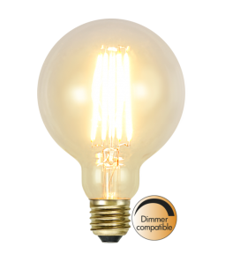 LED Spuldze dimmējama G95 E27 2100K 320lm 3,6W 9,5x14,2cm 352-53-1
