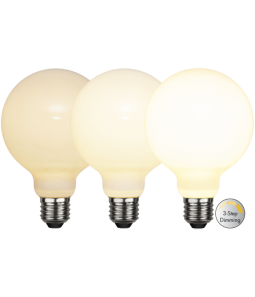 LED Spuldze G95 E27 2700K 800lm 7,5W 9,5x13,8cm 3-step dimmējama 375-86