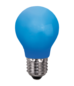 LED Spuldze ar zilas krāsas gaismu A55 E27 0,9W 5,5x9,6cm 356-49-4