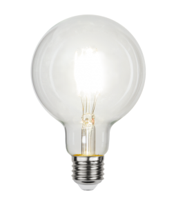 LED ZEMSPRIEGUMA SPULDZE G95 E27 2700K 250LM 2W 9,5X14,2CM Low Voltage 357-76