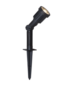 LED dārza prožektors melns 3000K 5W 5,5x19cm Outdoor led spotlight 418-92-1