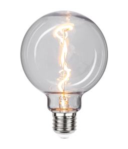 LED Spuldze E27 G95 1W 55lm 2200K 9,5x13,6cm 350-36