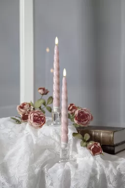 LED vakariņu svece 2 iepakojumā Flamme Shine