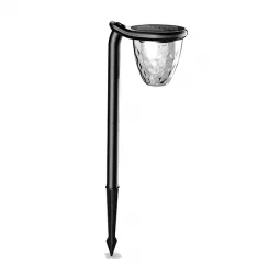 LED saules dārza gaisma — divas instalācijas